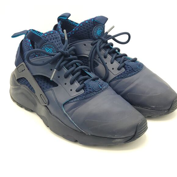 Nike Air Huarache Run Ultra SE Obsidian 875841-400 blue men's size 12 - Picture 2 of 7